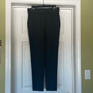 Thalian Pull-on skinny stretch charcoal gray pants Size M